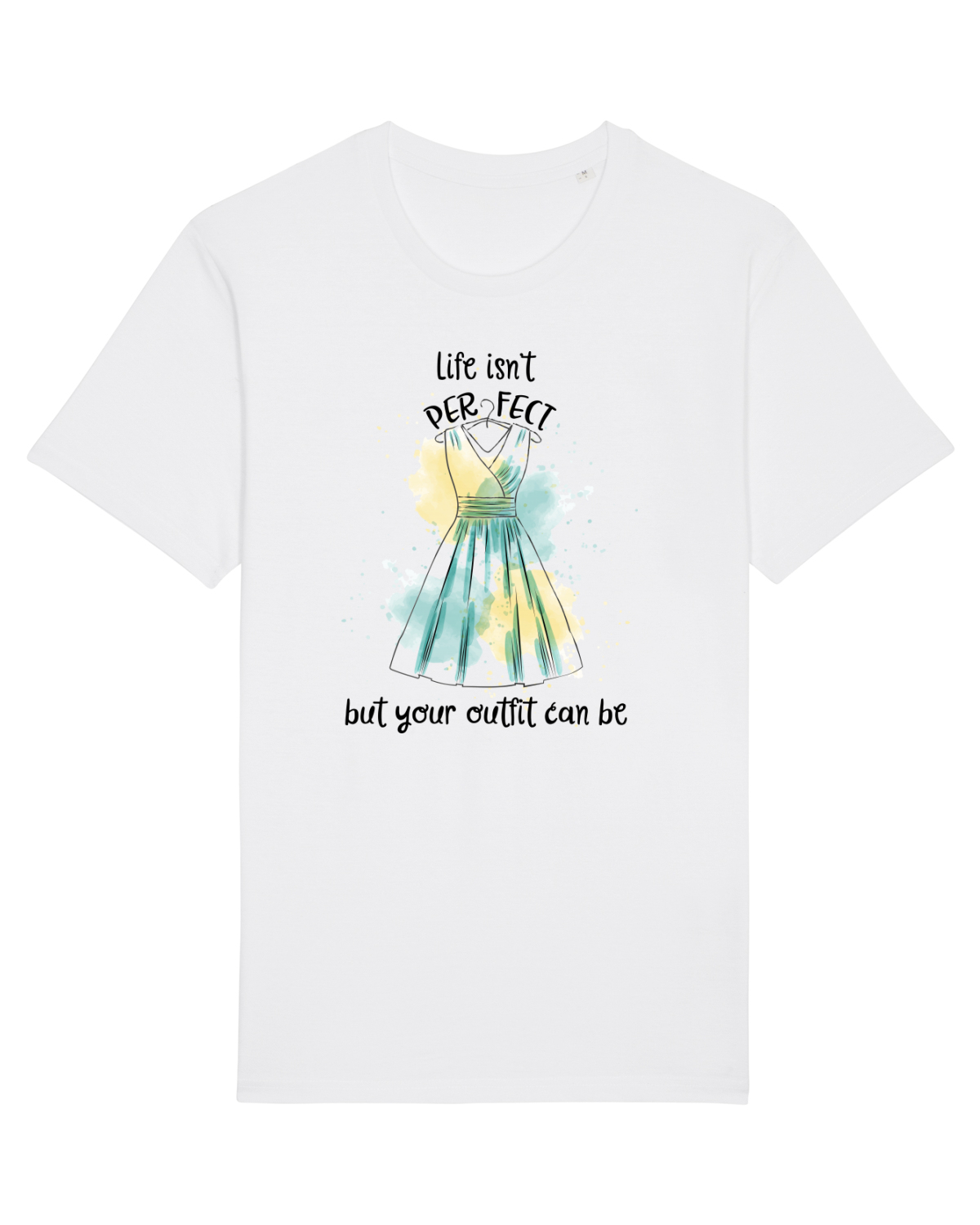 Tricou mânecă scurtă Unisex Rocker White