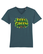 FEEL GREEN 2 Tricou mânecă scurtă guler V Bărbat Presenter