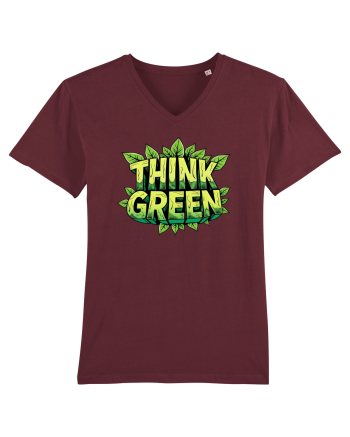 THINK GREEN  5 Burgundy