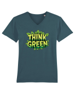 THINK GREEN  5 Tricou mânecă scurtă guler V Bărbat Presenter