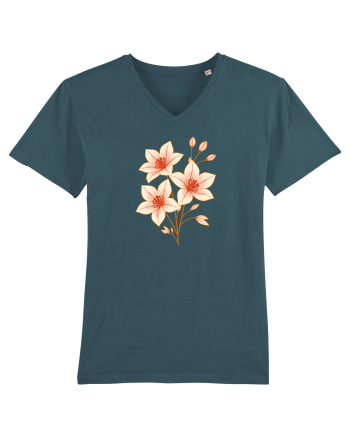 FLORAL GEOMETRIC HIBISCUS  Stargazer