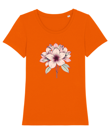 FLORAL GEOMETRIC 9 Bright Orange
