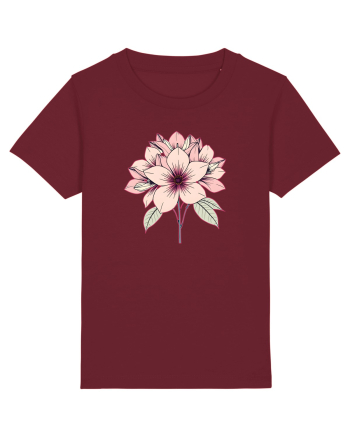 FLORAL GEOMETRIC 9 Burgundy
