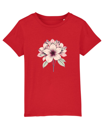 FLORAL GEOMETRIC 9 Red