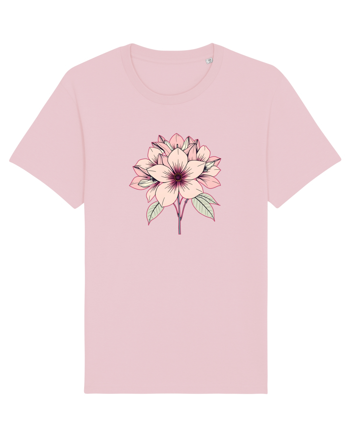 Tricou mânecă scurtă Unisex Rocker Cotton Pink