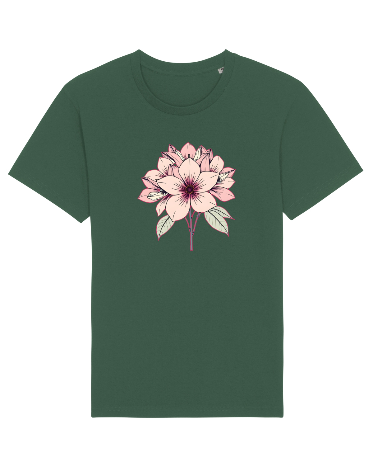 Tricou mânecă scurtă Unisex Rocker Bottle Green