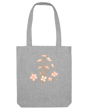 FLORAL GEOMETRIC - FLORI DE CAMP 1 Heather Grey