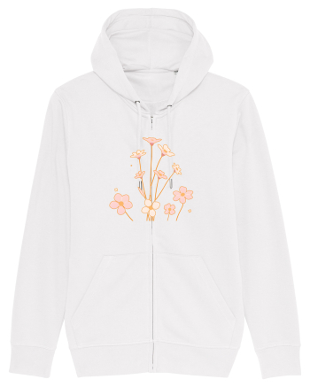 FLORAL GEOMETRIC - FLORI DE CAMP 1 White