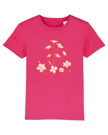 FLORAL GEOMETRIC - FLORI DE CAMP 1 Raspberry