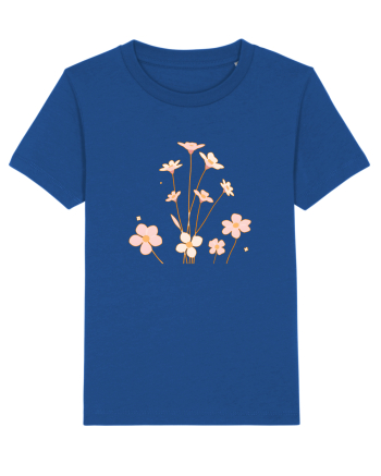 FLORAL GEOMETRIC - FLORI DE CAMP 1 Majorelle Blue