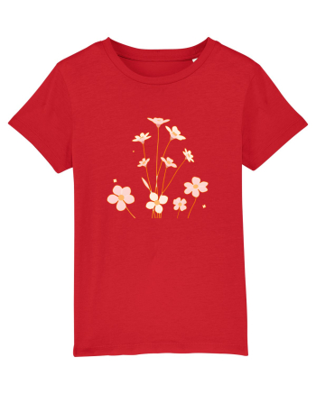 FLORAL GEOMETRIC - FLORI DE CAMP 1 Red