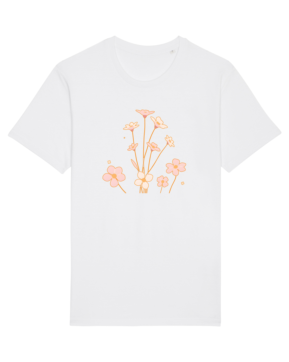 Tricou mânecă scurtă Unisex Rocker White