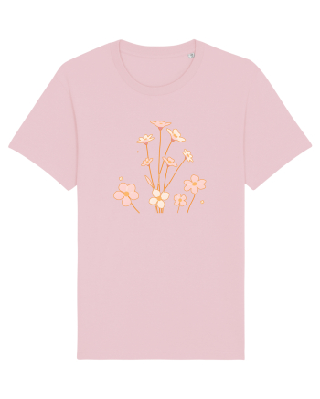 FLORAL GEOMETRIC - FLORI DE CAMP 1 Cotton Pink
