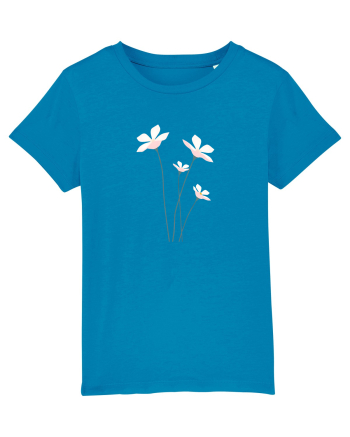 FLORAL GEOMETRIC - FLORI DE CAMP 2 Azur