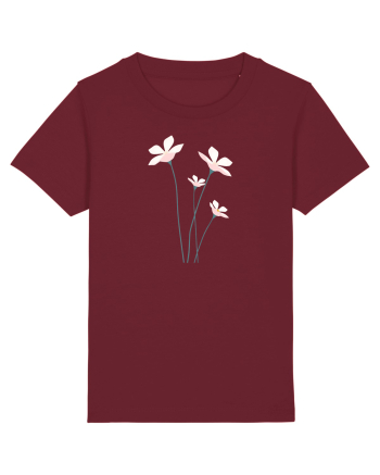 FLORAL GEOMETRIC - FLORI DE CAMP 2 Burgundy