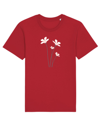 FLORAL GEOMETRIC - FLORI DE CAMP 2 Red