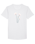 FLORAL GEOMETRIC - FLORI DE CAMP 2 Tricou mânecă scurtă guler larg Bărbat Skater