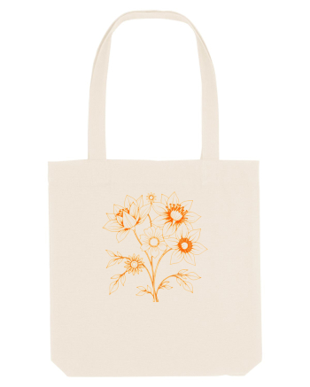 FLORAL GEOMETRIC - FLORI SALBATICE 1 Natural