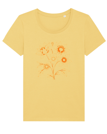 FLORAL GEOMETRIC - FLORI SALBATICE 1 Jojoba