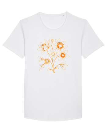 FLORAL GEOMETRIC - FLORI SALBATICE 1 White