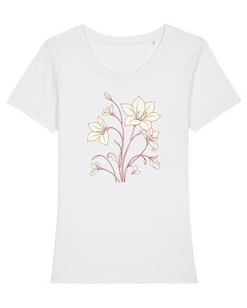 FLORAL GEOMETRIC - CRINI White