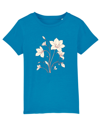 FLORAL GEOMETRIC - CRINI Azur