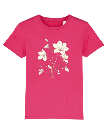 FLORAL GEOMETRIC - CRINI Raspberry