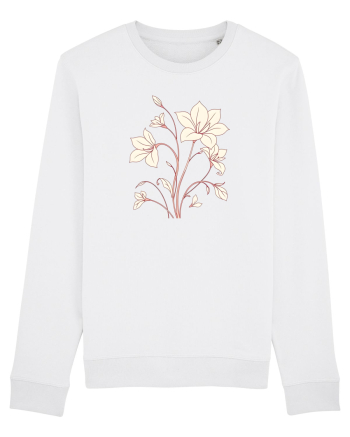 FLORAL GEOMETRIC - CRINI White