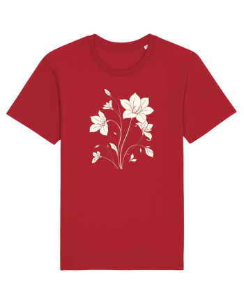 FLORAL GEOMETRIC - CRINI Red