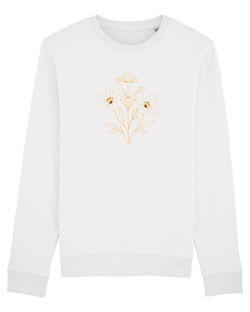 FLORAL GEOMETRIC - CRINI 2 White