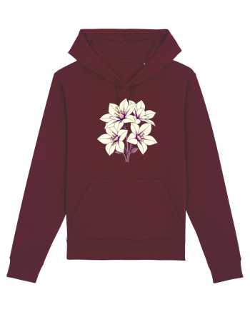 FLORAL GEOMETRIC - CRINI 3 Burgundy