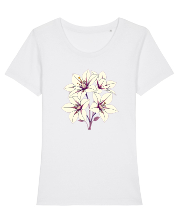 FLORAL GEOMETRIC - CRINI 3 White
