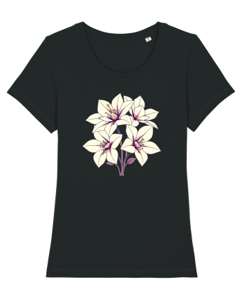 FLORAL GEOMETRIC - CRINI 3 Black