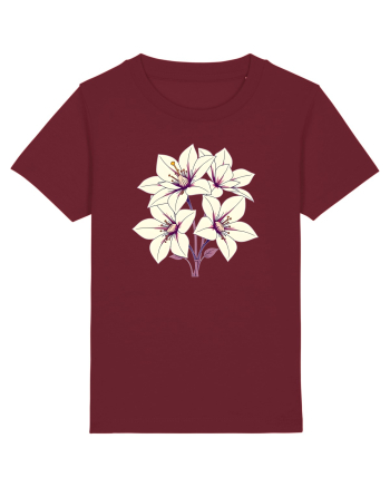 FLORAL GEOMETRIC - CRINI 3 Burgundy