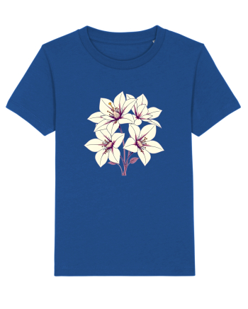 FLORAL GEOMETRIC - CRINI 3 Majorelle Blue