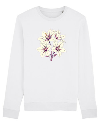 FLORAL GEOMETRIC - CRINI 3 White