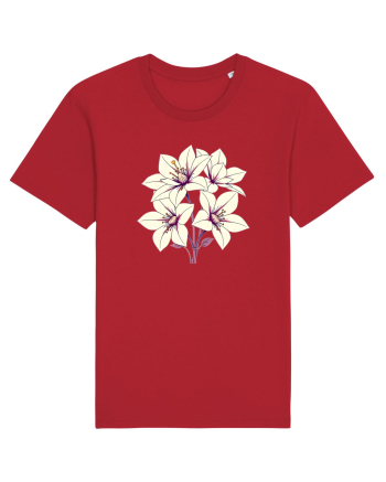 FLORAL GEOMETRIC - CRINI 3 Red