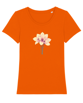 FLORAL GEOMETRIC - CRINI 4 Bright Orange