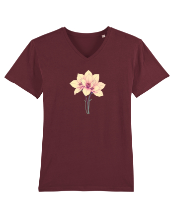 FLORAL GEOMETRIC - CRINI 4 Burgundy