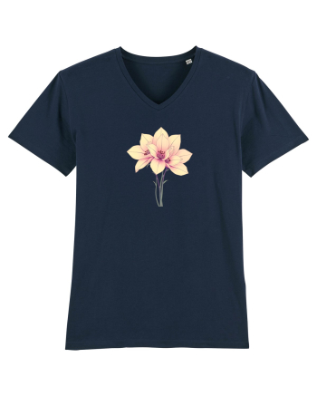 FLORAL GEOMETRIC - CRINI 4 French Navy