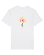 FLORAL GEOMETRIC - CRINI 4 Tricou mânecă scurtă Unisex Rocker