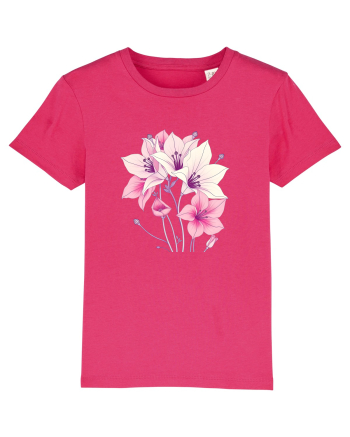 FLORAL GEOMETRIC - CRINI 5 Raspberry