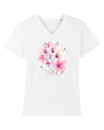 FLORAL GEOMETRIC - CRINI 5 White