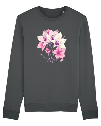 FLORAL GEOMETRIC - CRINI 5 Anthracite