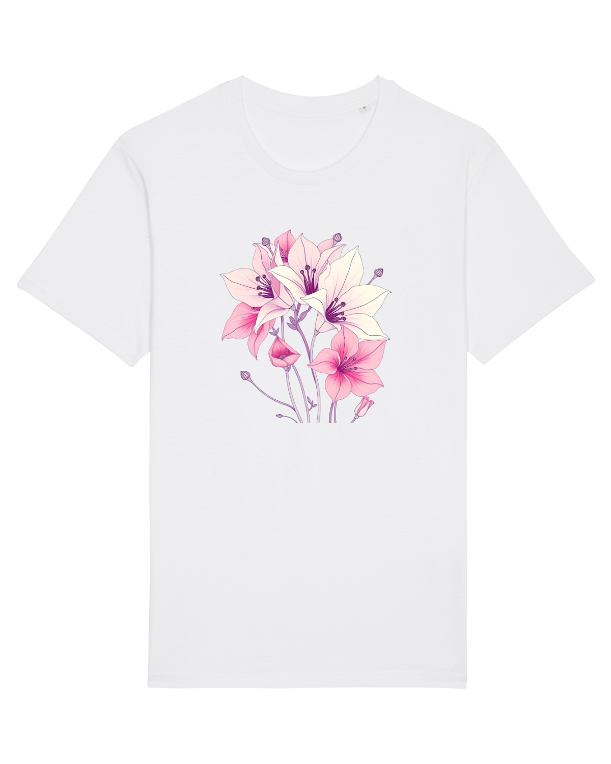 Tricou mânecă scurtă Unisex Rocker White