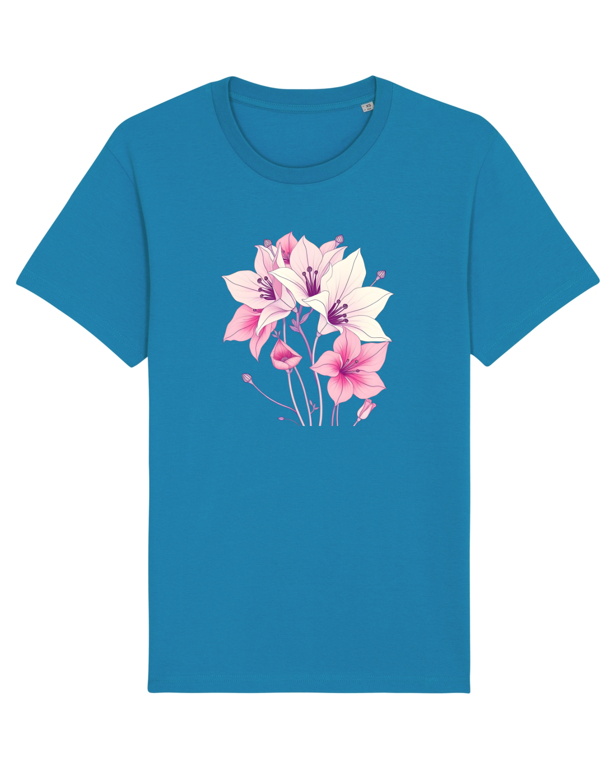 Tricou mânecă scurtă Unisex Rocker Azur