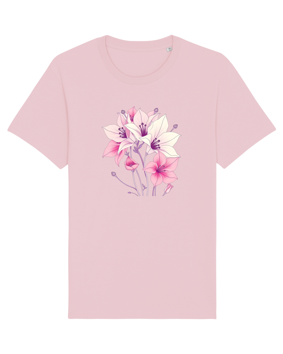 Tricou mânecă scurtă Unisex Rocker Cotton Pink