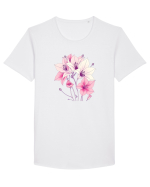 FLORAL GEOMETRIC - CRINI 5 Tricou mânecă scurtă guler larg Bărbat Skater