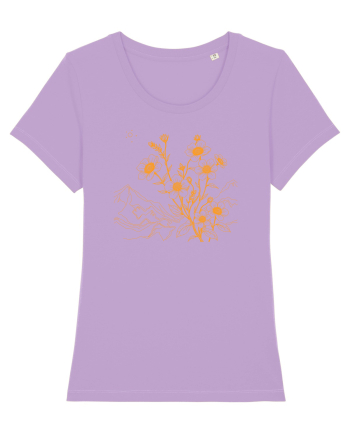 FLORAL GEOMETRIC PEISAJ MUNTE 3 Lavender Dawn