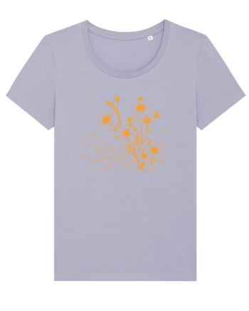 FLORAL GEOMETRIC PEISAJ MUNTE 3 Lavender